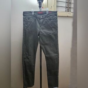 Guess Olive Green Distressed Jeans